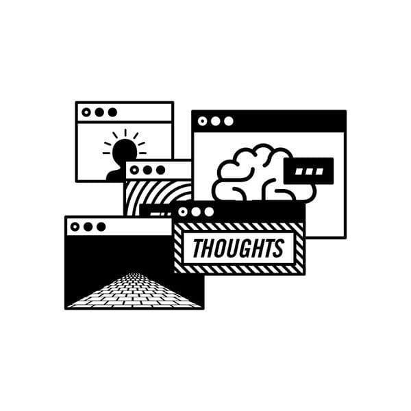 Pop-up Thoughts Illustration